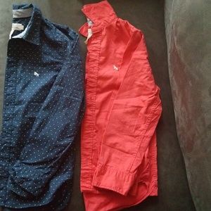 Boys long sleeve button down shirts